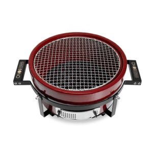 Grilis Kamado Bono Hibachi EVO ROUND, raudona, 54 cm - Image 2