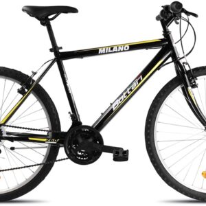 Dviratis kalnų Bottari Milano, 26" rėmas, juoda sp./geltona sp.