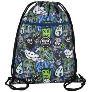 Sportinis krepšys COOLPACK MONSTER TEAM, juodos/įvairių sp.