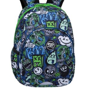 Mokyklinė kuprinė CoolPack Monster F049824, įvairių spalvų