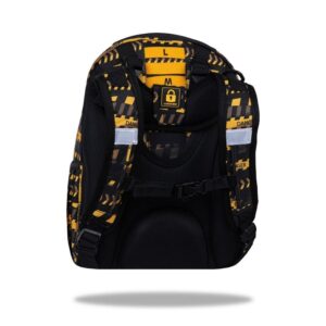 Mokyklinė kuprinė CoolPack, juoda/oranžinė, 40x29x14cm - Image 2
