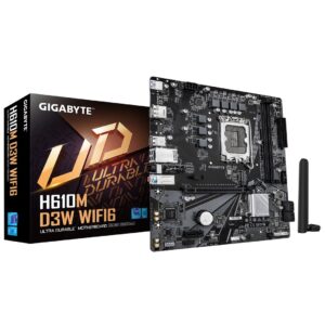 GIGABYTE H610M D3W WIFI6 Intel H610 LGA 1700 „micro ATX“ - Image 1