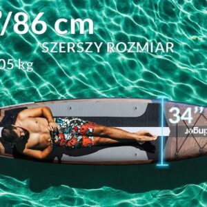 SUP lenta „SKATINGER Waverider“ 380x86x16 „Touring“ - Image 3