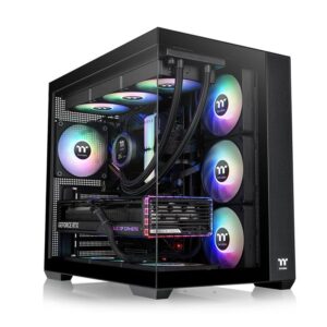 Thermaltake View 380 TG ARGB „Midi Tower“ Juoda - Image 2