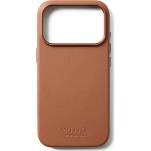 Mujjo Full Leather Case MagSafe Dėklas iPhone 17 Pro Rudas