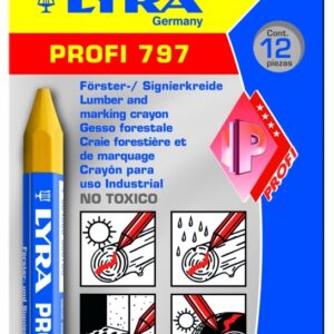 Kreidelė žymėjimui Lyra Profi, Ø12cm, baltos spalvos - Image 2
