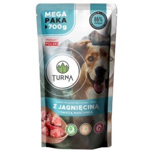 TURNA su ėriena – šlapias pašaras šuniui – 700g