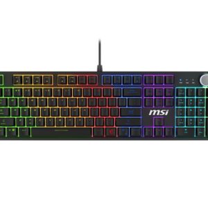 MSI FORGE GK320 RED klaviatūra Žaidimams USB QWERTY Anglų Juoda