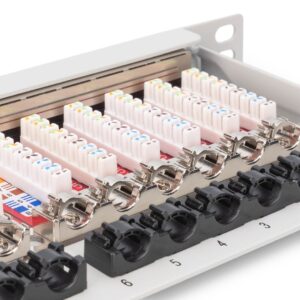 Digitus DN-91624S-SL-EA-G komutacinė panelė 0.5U - Image 2