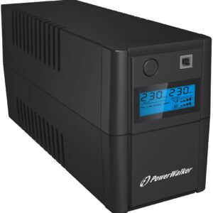 PowerWalker VI 650 SHL FR nepertraukiamo maitinimo resursai (UPS) „Line-Interactive“ 0,65 kVA 360 W 2 AC išvestis(ys / čių)