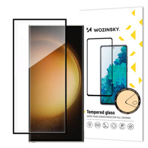 Wozinsky Full Glue apsauginis stiklas for Samsung Galaxy S24 Ultra with juodos spalvos frame