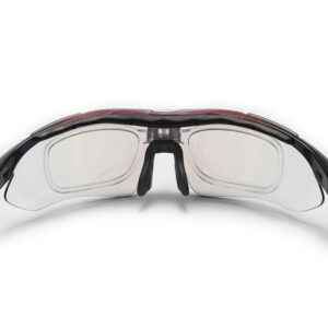 Rockbros 10001 Polarized Cycling Glasses - juodos spalvos and Red - Image 4