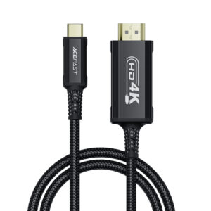 Acefast C1 USB-C/HDMI Video Cable 4K 60Hz HDR 1.8m - juodos spalvos