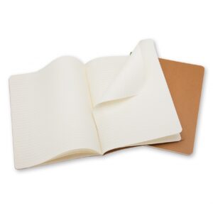 *Užrašų knygutė Moleskine Evernote 19x25cm, linijomis, minkštu viršeliu, 2vnt/pak, rudos spalvos - Image 3