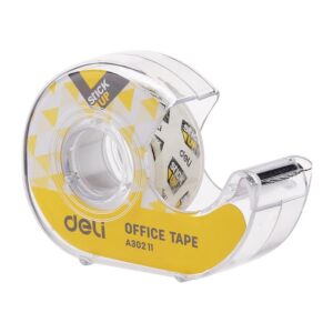 Lipni juosta DELI EA30211 18mmx7.62m, su dėklu, skaidri - Image 2