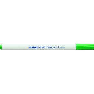 Tekstilės žymeklis Edding e-4600, apvaliu galiuku, 1mm, žalios spalvos