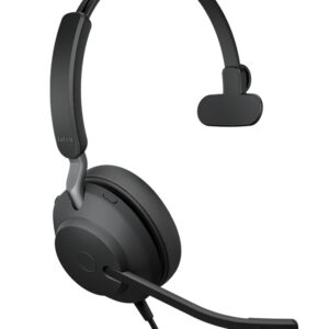 Jabra Evolve2 40 SE Laisvų rankų įranga Vielinis Su lankeliu Biuras / skambučių centras USB Type-C / USB Type-A Juoda