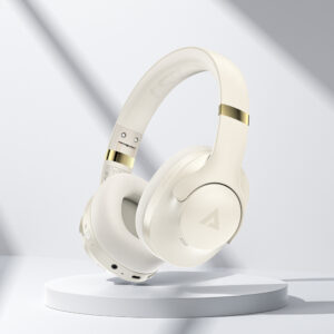 Acefast H4 ANC Wireless Bluetooth 5.3 IPX4 Over-Ear ausinės - Beige - Image 3