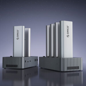 Orico IT48N-C 4-Disk Docking Station with M.2 NVME Clone Function - pilkos spalvos - Image 4