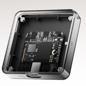 Orico AP30-G2 M.2 NVME Magnetic Disk Drive Bay MagSafe USB-C 3.2 - juodos spalvos - Image 9