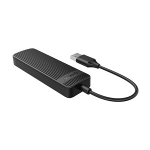 Orico FL02 USB-A Hub Docking Station 4x USB-A 2.0 - juodos spalvos - Image 2