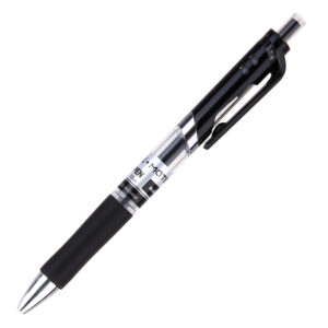 Gelinis rašiklis Deli Q10420 0.5mm, juodos spalvos