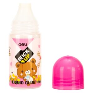 Skysti klijai DELI Funky Bear, 35ml, su antgaliu tekstilei - Image 2