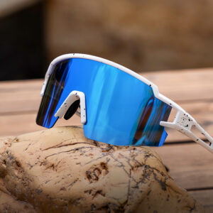 Rockbros Kids Cycling Glasses, Polarized, UV Protection, Children's - baltos spalvos - Image 5