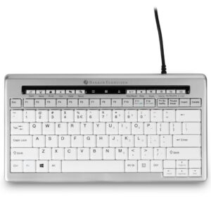 BakkerElkhuizen S-board 840 klaviatūra Biuras USB QWERTY Anglų (JAV) Šviesiai Žalia, Balta