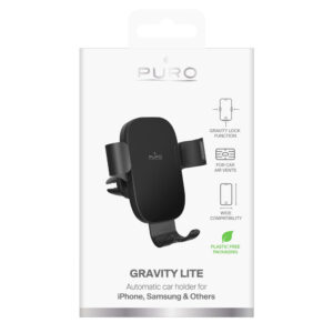 Puro Gravity Car Air Vent Gravity Holder - juodos spalvos - Image 3