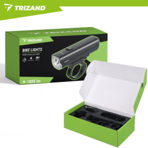 1000 lm LED dviračio žibintas + „Trizand“ galinis žibintas - Image 3
