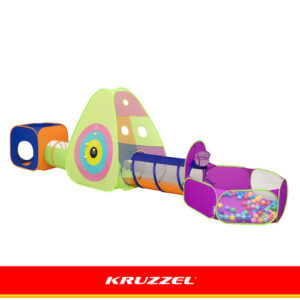 Kruzzel 5 viename vaikiška palapinė su tuneliais - Image 5