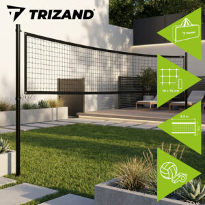 Tinklinio tinklas 8,5x1 m + Trizand krepšys - Image 4
