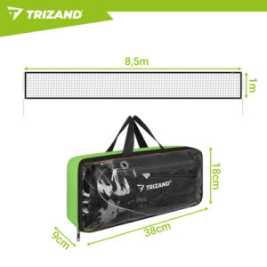 Tinklinio tinklas 8,5x1 m + Trizand krepšys - Image 3