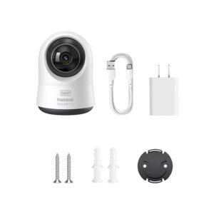 Baseus Security P1 Pro 3K Indoor Camera (EU Version) - baltos spalvos - Image 6