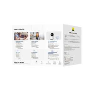 Baseus Security P1 Pro 3K Indoor Camera (EU Version) - baltos spalvos - Image 8