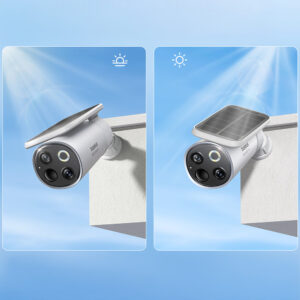 Baseus Security S1 Pro Dual 3K Outdoor Surveillance Kit (2 Cameras) – baltos spalvos - Image 5