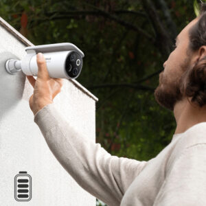 Baseus Security S1 Pro Dual 3K Outdoor Surveillance Kit (2 Cameras) – baltos spalvos - Image 6