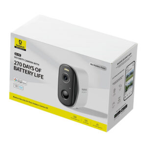 Baseus Security N1 Plus 2K Outdoor Camera – baltos spalvos - Image 4