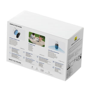 Baseus Security N1 Plus 2K Outdoor Camera – baltos spalvos - Image 5