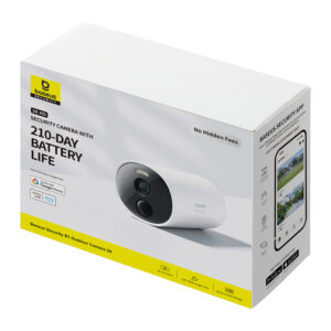 Baseus Security B1 2K Outdoor Camera – baltos spalvos - Image 5
