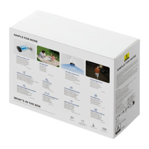 Baseus Security B1 2K Outdoor Camera – baltos spalvos - Image 6