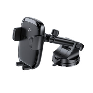 Acefast D49 Car Mount with Wireless Charger for Dashboard - juodos spalvos