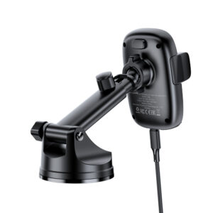 Acefast D49 Car Mount with Wireless Charger for Dashboard - juodos spalvos - Image 4