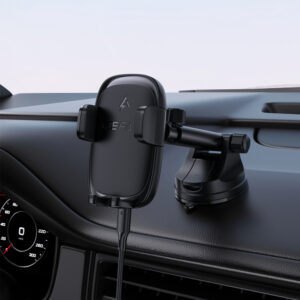 Acefast D49 Car Mount with Wireless Charger for Dashboard - juodos spalvos - Image 6