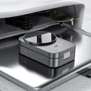 Acefast E22 3-in-1 Wireless Inductive Charging Station, MagSafe Compatible - pilkos spalvos - Image 6