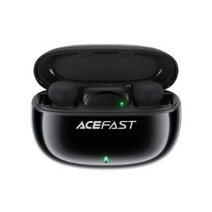 Acefast R2 Wireless Lavalier Microphones - juodos spalvos