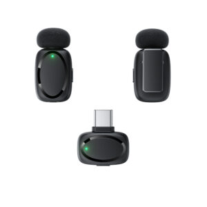 Acefast R2 Wireless Lavalier Microphones - juodos spalvos - Image 4