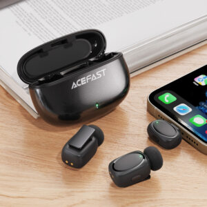 Acefast R2 Wireless Lavalier Microphones - juodos spalvos - Image 6