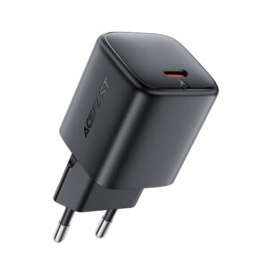 Acefast A119 GaN PD 45W USB-C Wall Charger - juodos spalvos